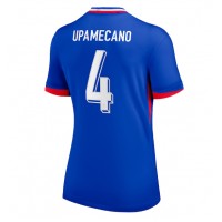 Echipament fotbal Franţa Dayot Upamecano #4 Tricou Acasa European 2024 pentru femei maneca scurta